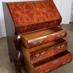 Антикварный секретер в стиле Чиппендейл 1950-х гг. 