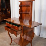 Антикварный чайный стол из махагони с откидными полами 1840-х гг. 