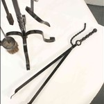 Комплект антикварных каминных аксессуаров 1920-х гг. 