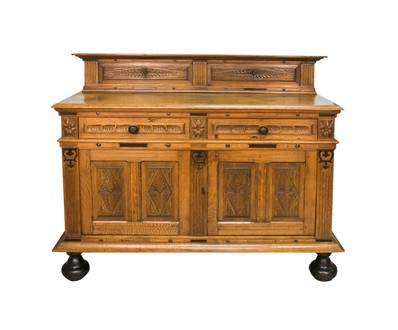 Старинный голландский сервант из светлого дуба