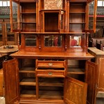 Антикварный ореховый буфет 1860-х гг. 