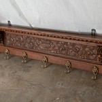 Антикварная настенная вешалка 1860-х гг. 