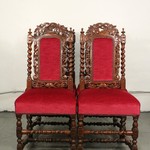 Комплект из 4-х антикварных стульев в стиле неоренессанс 1850-х гг. 