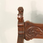 Антикварное курульное кресло 1870-х гг. 