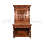 Антикварный французский дубовый шкаф 1860-х гг. 