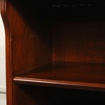 Антикварная тумбочка с фигурной линией столешницы 1950-х гг. 