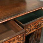 Антикварный сервант с резным убранством 1920-х гг. 