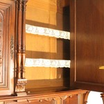 Антикварный буфет с резными филенками 1860-х гг.