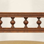 Комплект антикварных стульев с резной балюстрадой 1880-х гг.