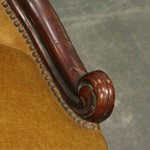 Антикварное кресло-туфелька 1850-х гг. 