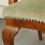 Пара антикварных кресел в стиле Томаса Чиппендейла 1890-х гг. 