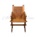 Антикварное дубовое кресло в архаичной стилистике 1920-х гг. 