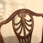 Комплект из 5-ти антикварных стульев с фигурными спинками 1900-х гг. 