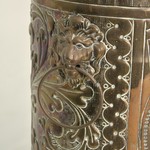 Антикварная подставка для зонтов из латуни 1880-х гг. 