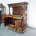 Антикварный дубовый буфет с «соломоновыми» колоннами  1860-х гг.