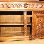 Антикварный бретонский буфет из каштана 1850-х гг. 