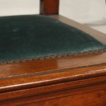 Антикварная скамья с высокой спинкой 1870-х гг. 