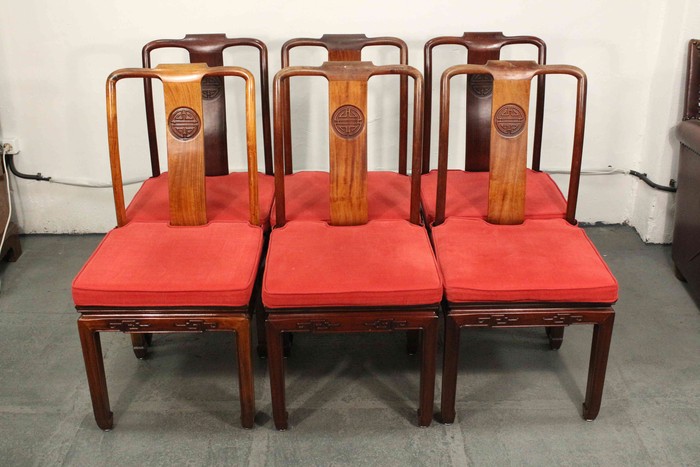 Комплект из 6-ти антикварных стульев 1950-х гг. 