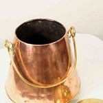 Антикварное декоративное ведро из комбинированного металла 1850-х гг. 