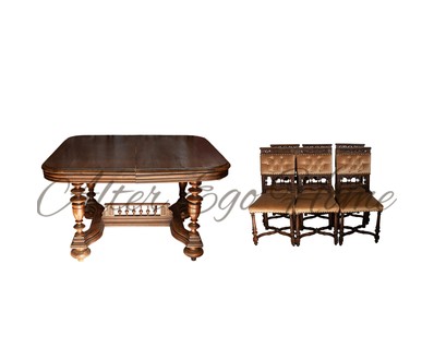 Комплект антикварной мебели для столовой 1860-х гг. 