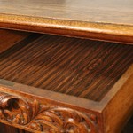 Антикварный дубовый сервант 1840-х гг. 