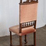 Комплект из шести антикварных стульев в стиле неоренессанс со спинкой капитоне 1860-х гг. 