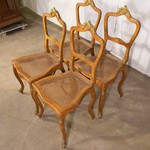 комплект антикварных стульев в стиле неорококо 1860-х гг.