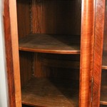 Антикварный книжный шкаф с наборным фасадом дверец 1860-х гг. 