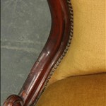 Антикварное кресло-туфелька 1850-х гг. 