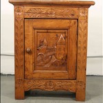 Антикварный шкафчик с резным убранством 1920-х гг. 