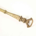 Комплект антикварных таганов и каминных аксессуаров из латуни 1870-х гг. 