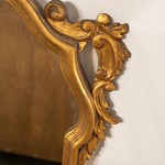Комплект из винтажного настенного зеркала и полушкафа с мраморной столешницей 1940-х гг. 