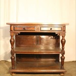 Антикварный консольный стол с точеными балясинами 1860-х гг. 