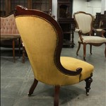 Антикварное кресло-туфелька 1850-х гг. 