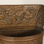 Антикварная подставка для зонтов из меди 1910-х гг. 