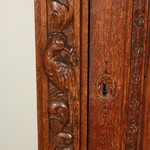 Антикварный французский дубовый шкаф 1860-х гг. 