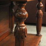 Антикварный французский дубовый шкаф 1860-х гг. 