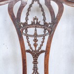 Пара антикварных кресел со сквозными спинками 1910-х гг. 