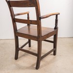 Антикварное кресло из массива дуба 
