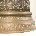 Антикварная подставка для зонтов из латуни 1880-х гг. 