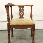 Пара антикварных кабинетных кресел 1840-х гг. 