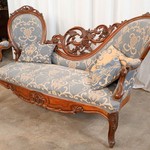 Антикварная кушетка тет-а-тет 1840-х гг. 