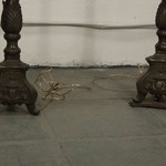 Пара антикварных напольных ламп 1890-х гг. 