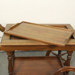 Винтажный сервировочный столик из дуба 1950-х гг. 