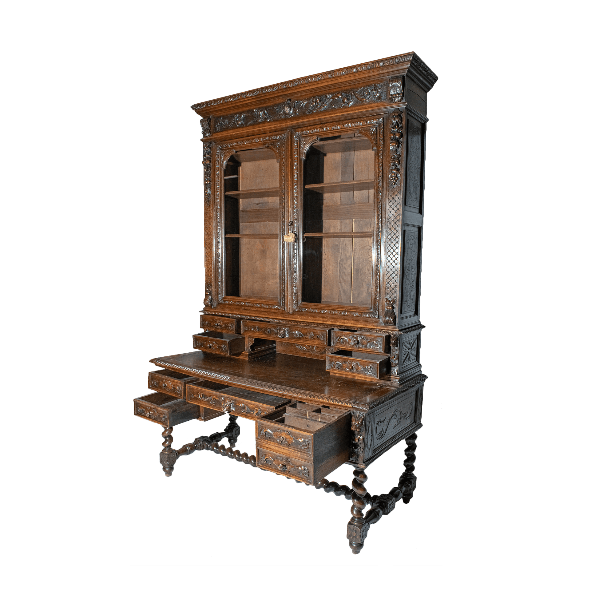 Антикварный французский стол-бюро второй половины XIX века