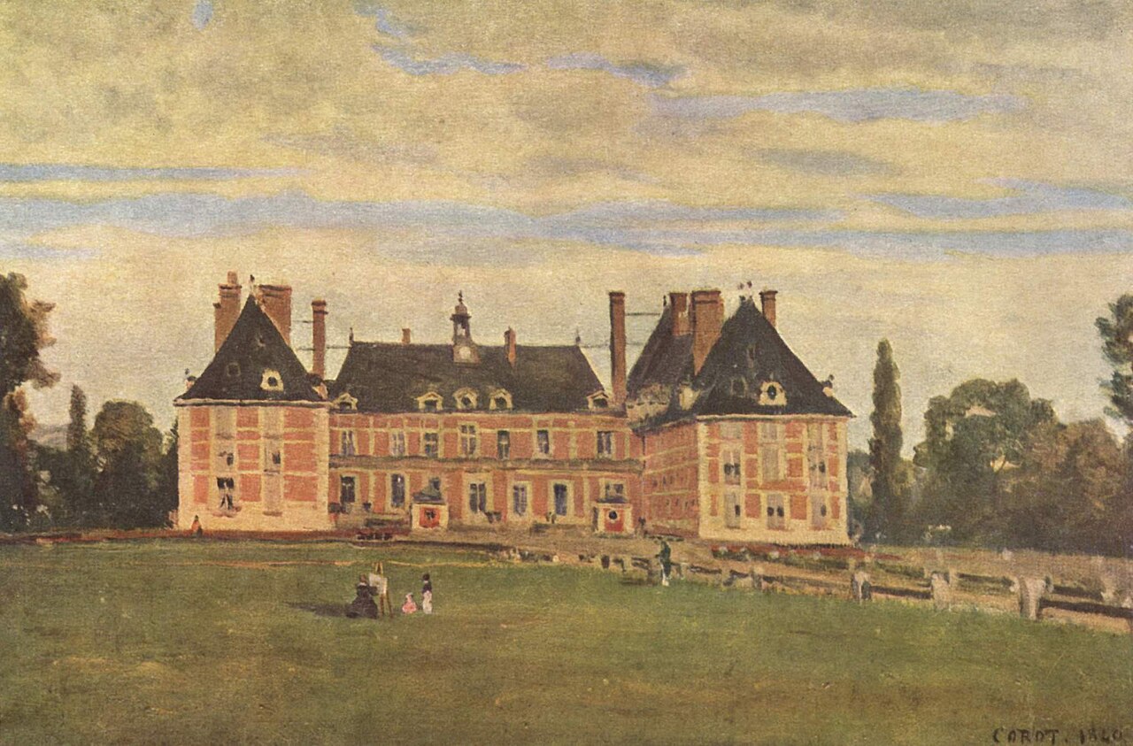 К. Коро «Шато де Росни-сюр-Сен». 1840 г.